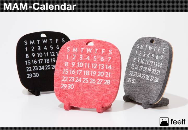 卓上カレンダー 万年カレンダー feelt MAM CALENDAR