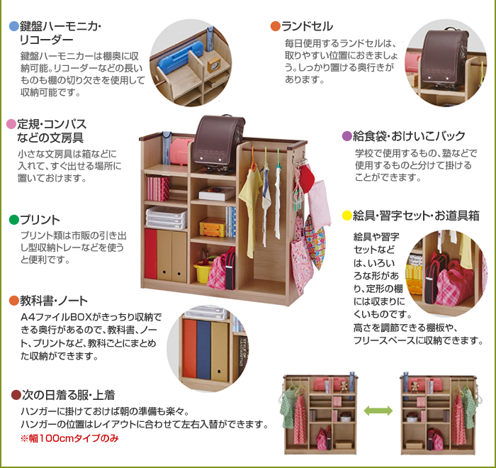 コファーノ お片付け ラック 幅100cm CN-R10 特徴
