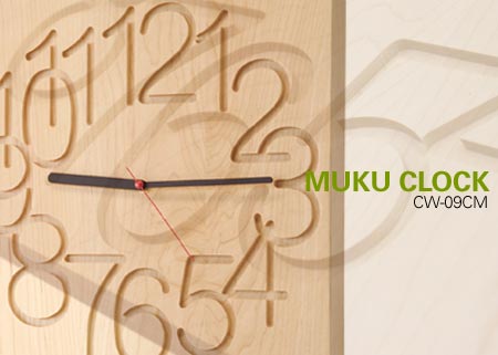 掛け時計/MUKU時計（大）/CW-09/イメージ