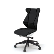 フリップフラップ チェア KF-860GC-TWT1 ハイバック ランバーサポート 樹脂脚 ［TW×T1/ブラックT］