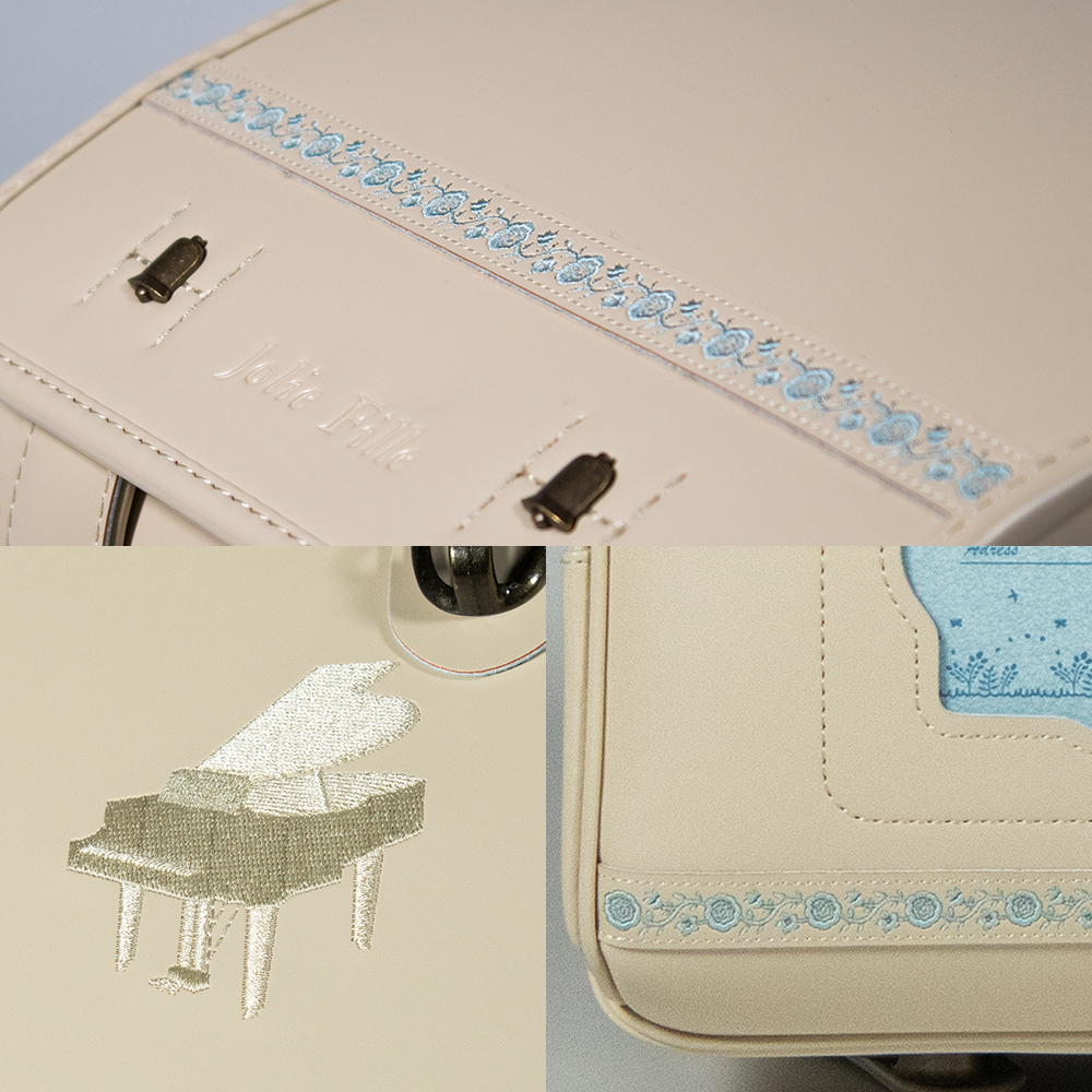草木をモチーフにした刺繍