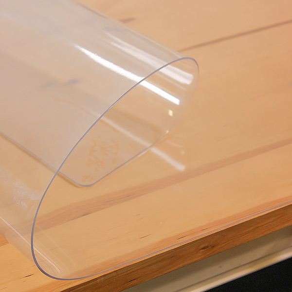 ダイニング テーブル マット 透明 クリア 光沢仕上げ ノンフタル素材 1200×750mm (厚み1.5mm）