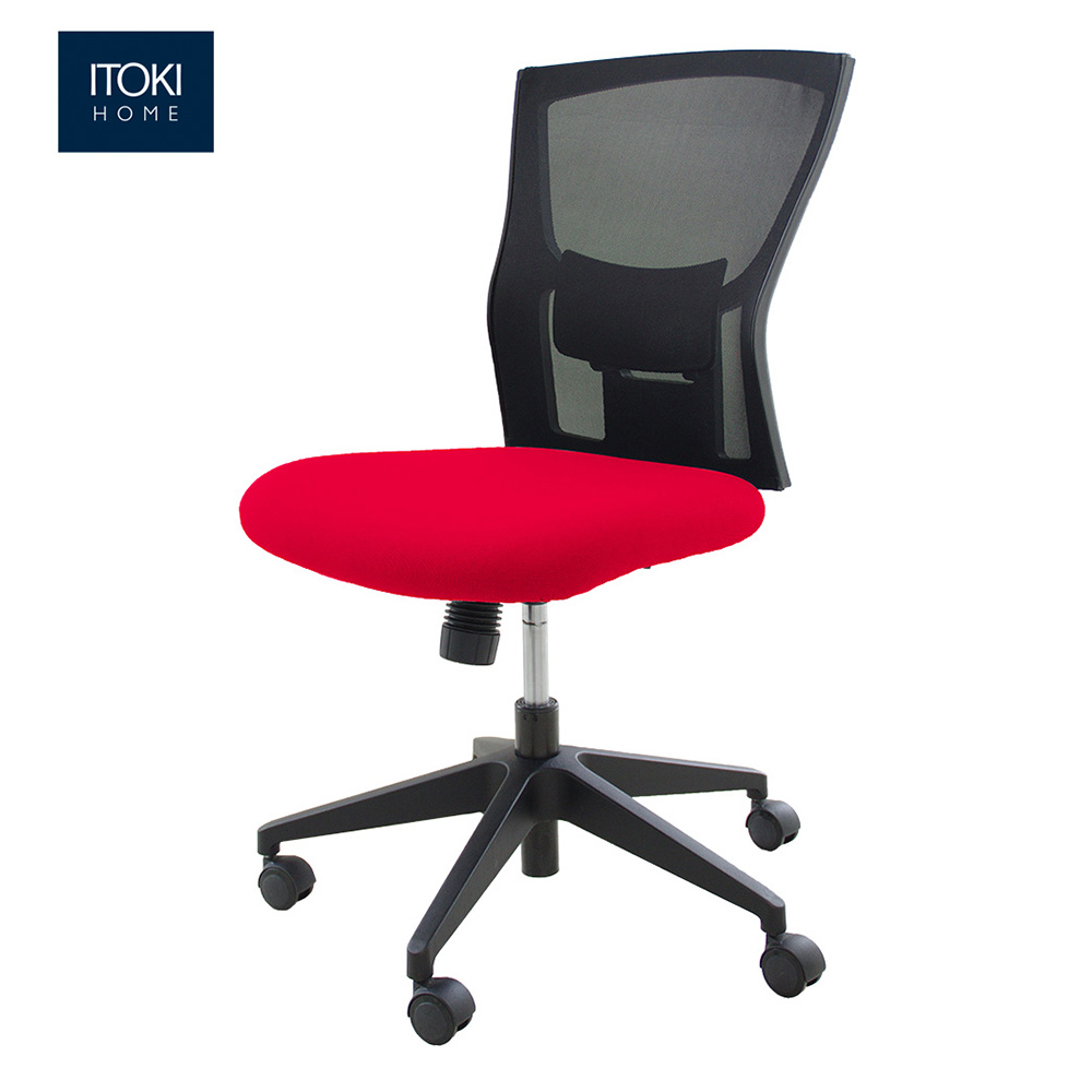 サリダチェア （ SALIDA CHAIR ） YL5 肘なし 背メッシュ YL5-REBL ［レッド］